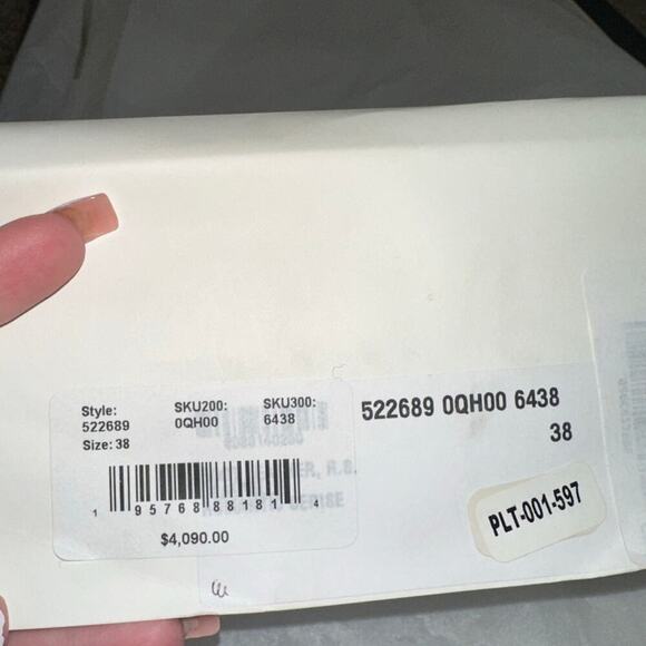 Gucci Lisa Over-the-Knee Thigh High Leather Boots Romantic Cerise Red Size 38 - Picture 10 of 14